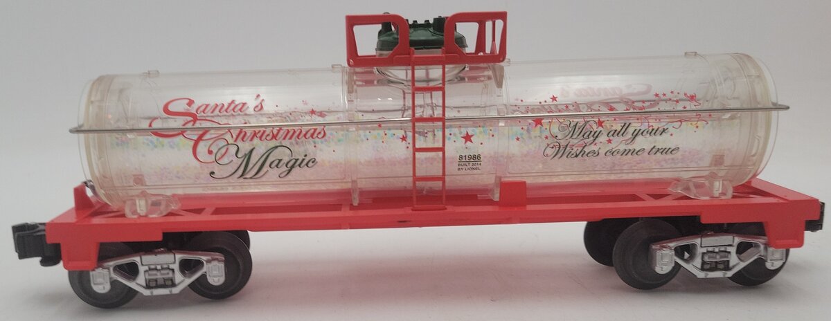 Lionel 6-81986 O Gauge Santa's Magic Christmas Wish Tank Car EX/Box