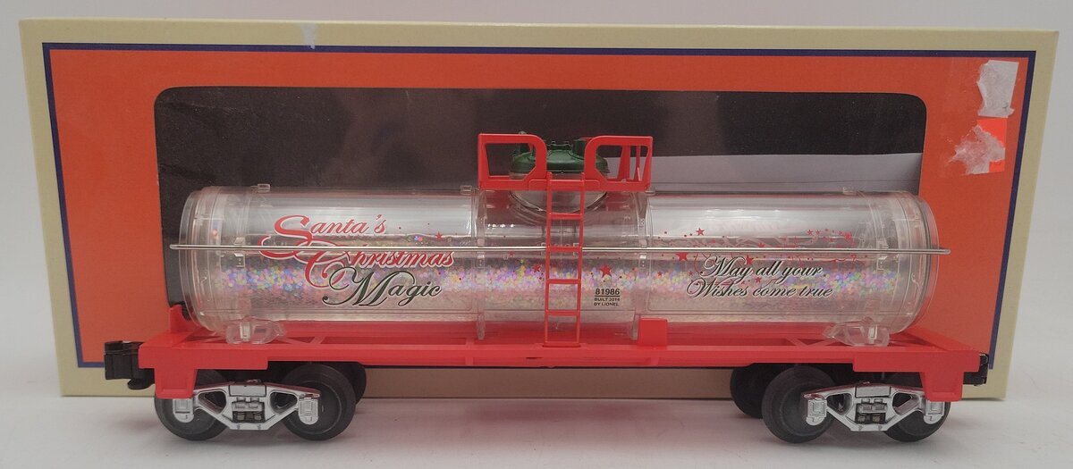 Lionel 6-81986 O Gauge Santa's Magic Christmas Wish Tank Car EX/Box