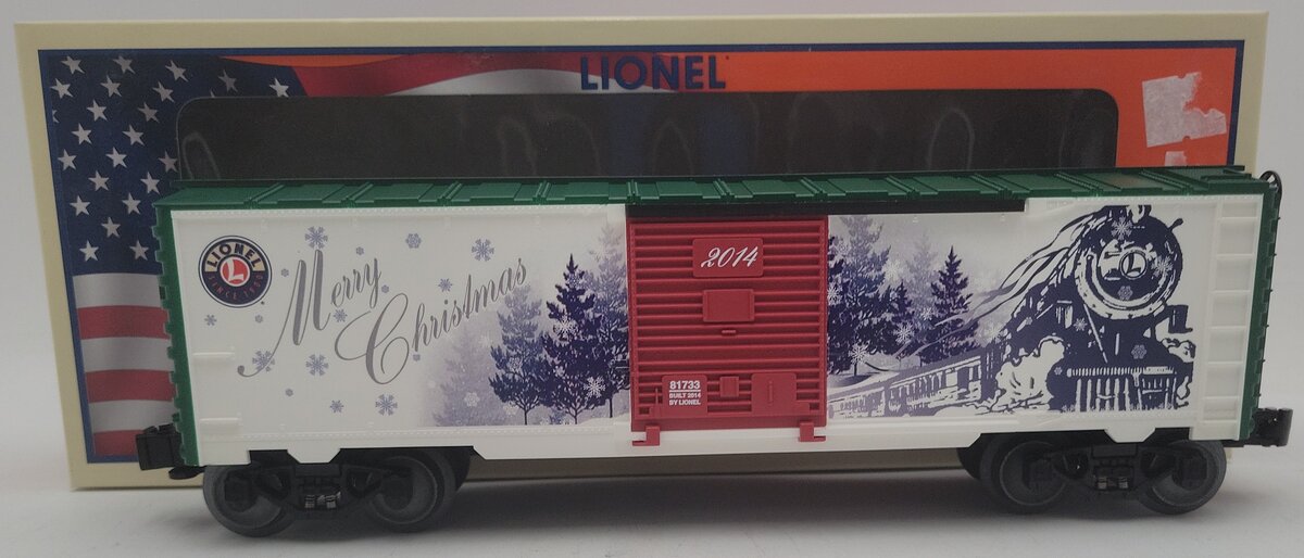 Lionel 6-81733 O Gauge Christmas 2014 Boxcar EX/Box
