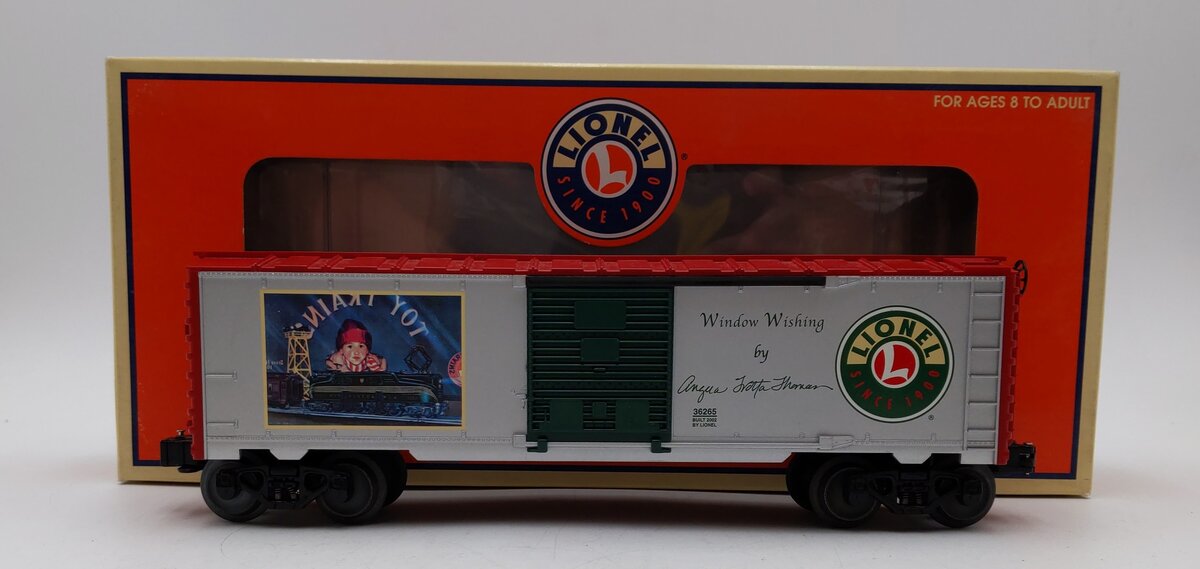 Lionel 6-36265 O Gauge Angela Trotta Thomas "Window Wishing" Boxcar LN/Box