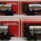Lionel O Gauge Borden Plated Tank Cars: 6-9154 (4) EX/Box