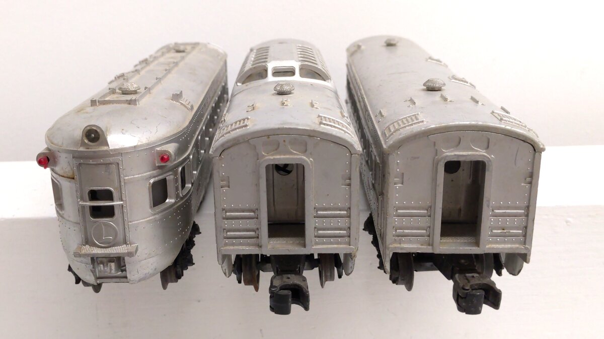 Lionel 2432S Vintage O Lionel Lines Illuminated Passenger Cars: 2432,2435 & 2436 VG