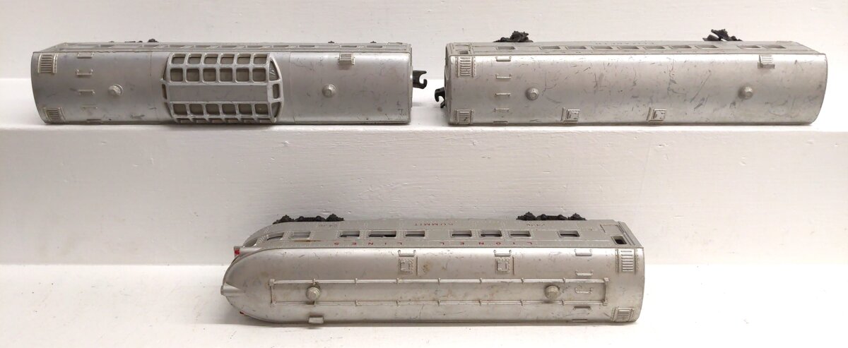 Lionel 2432S Vintage O Lionel Lines Illuminated Passenger Cars: 2432,2435 & 2436 VG