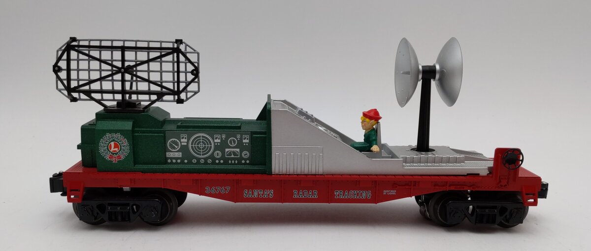 Lionel 6-36767 O Gauge Santa's Radar Tracking Car LN/Box