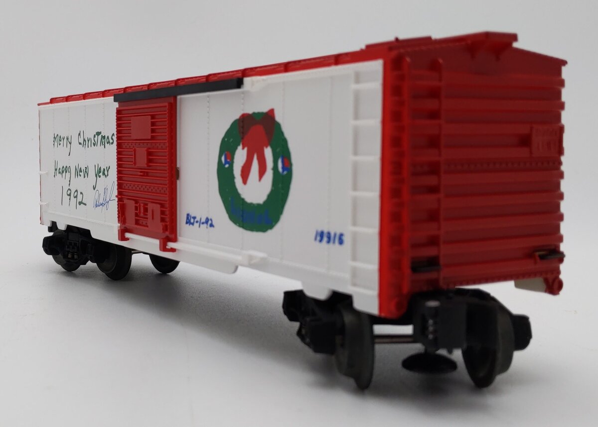 Lionel 6-19916 O Gauge 1992 Employee Christmas Boxcar LN/Box