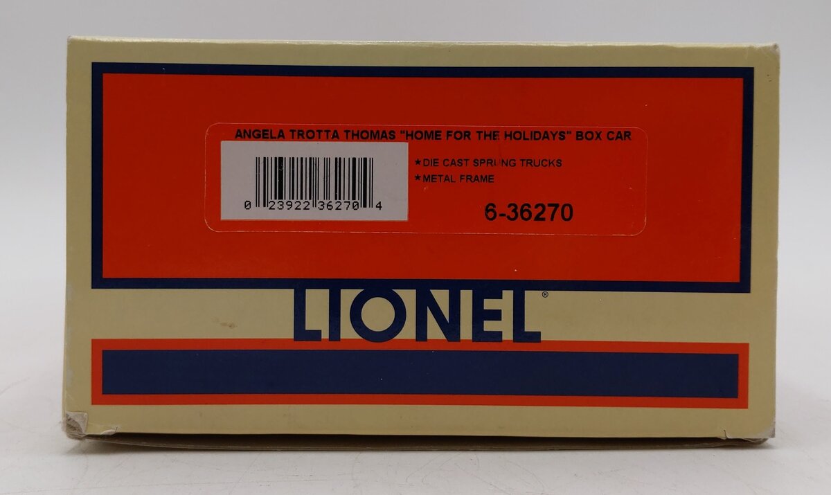 Lionel 6-36270 O Gauge Angela Trotta Thomas Christmas Boxcar LN/Box