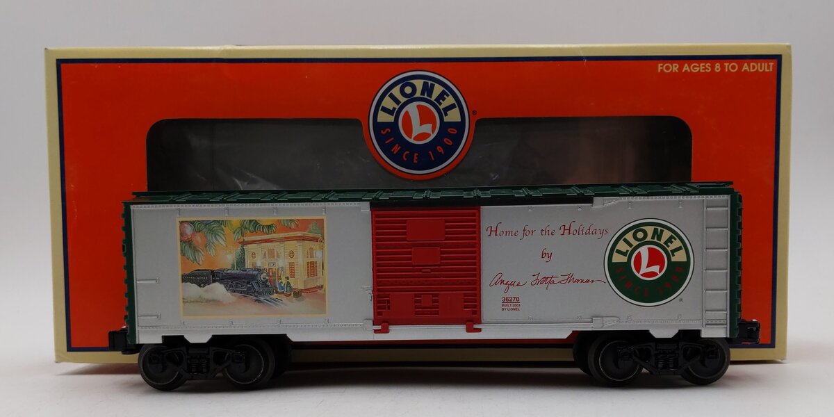 Lionel 6-36270 O Gauge Angela Trotta Thomas Christmas Boxcar LN/Box
