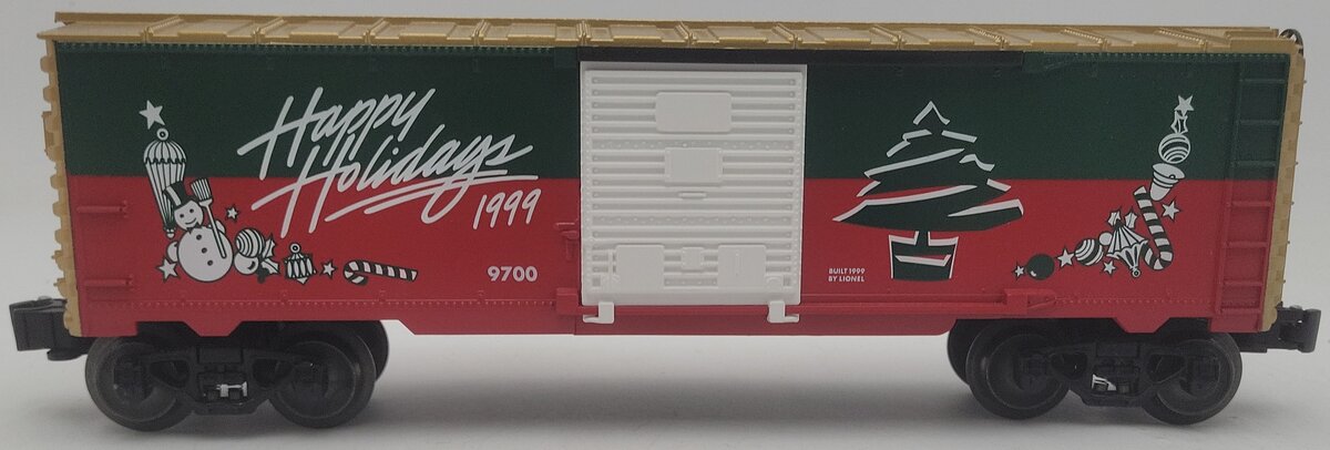 Lionel 6-26243 O Gauge Christmas "99" Boxcar #9700 EX/Box