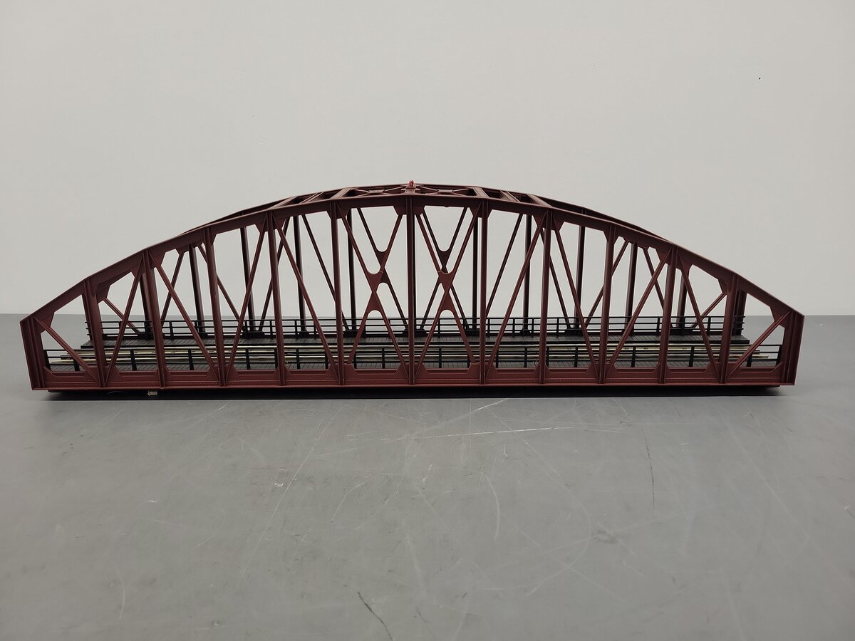 MTH 40-1058 2-Track Steel Arch Bridge w/ No Piers EX
