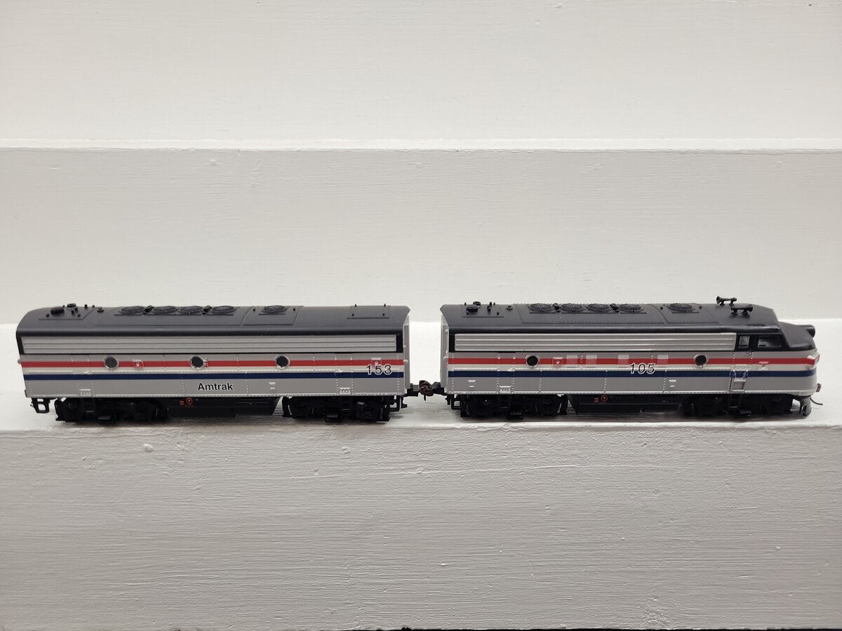 Roundhouse 14781 HO Amtrak F7A/B Diesel Locomotive #105/#153 EX/Box