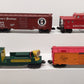 Lionel and Others O Gauge Assorted Freight Cars 9287, 90011, 19808, 1996 [4] EX/Box