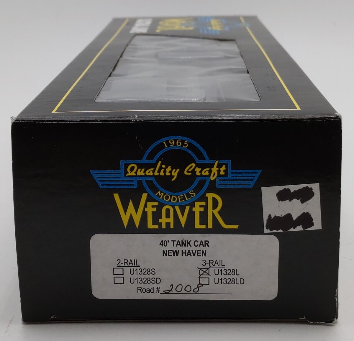 Weaver U1328LD O Gauge New Haven 40' Tank Car #20008 (3-Rail) EX/Box