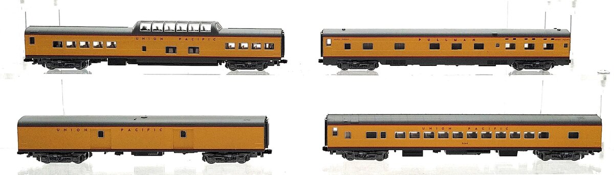 Kato 106-024 N Scale Union Pacific Smooth-Side 4-Car Passenger Set LN/Box