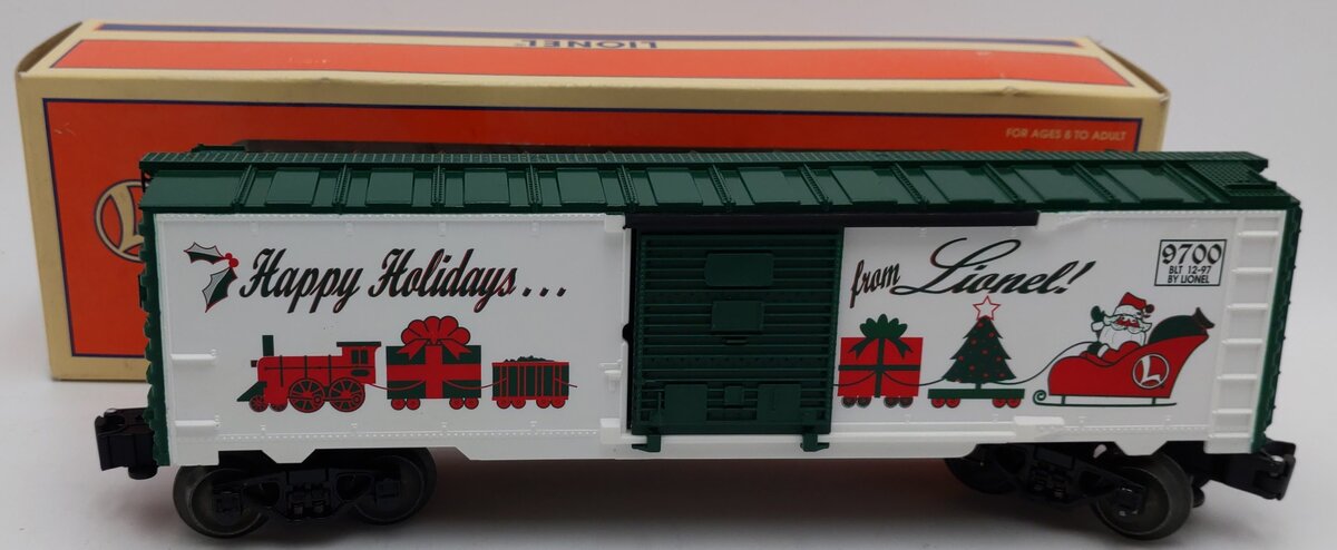 Lionel 6-16272 O Gauge Christmas 1997 Boxcar #9700 LN/Box