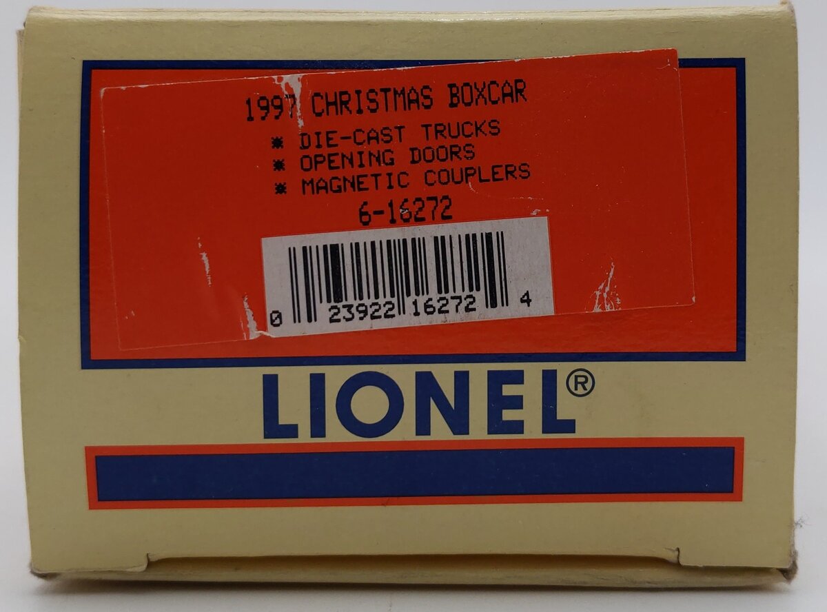 Lionel 6-16272 O Gauge Christmas 1997 Boxcar #9700 LN/Box