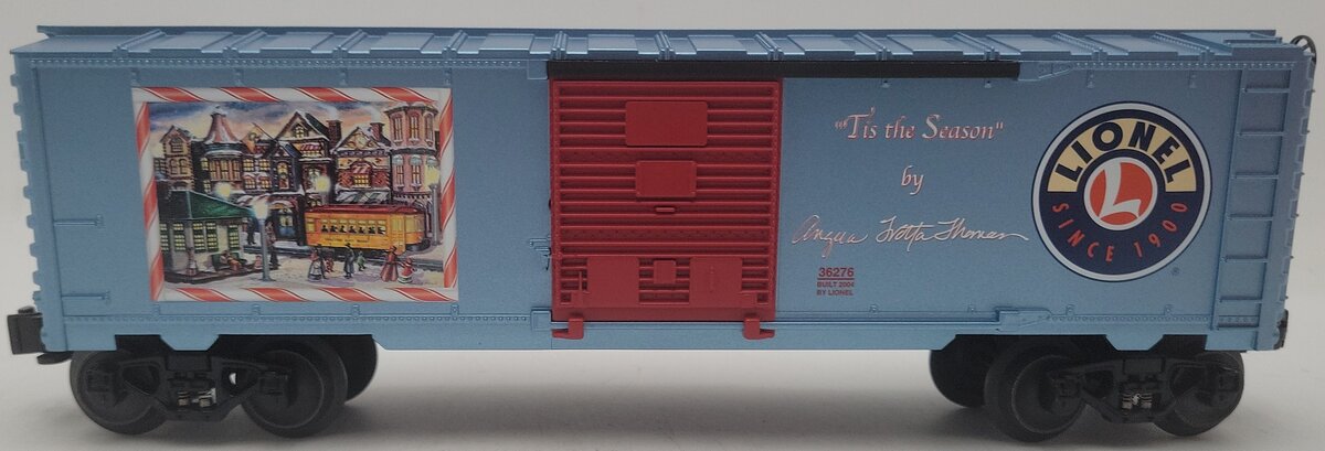 Lionel 6-36276 O Gauge Angela Trotta Thomas Tis the Season Boxcar EX/Box