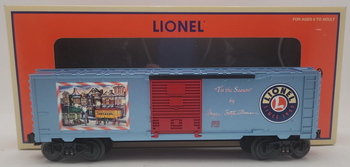 Lionel 6-36276 O Gauge Angela Trotta Thomas Tis the Season Boxcar EX/Box