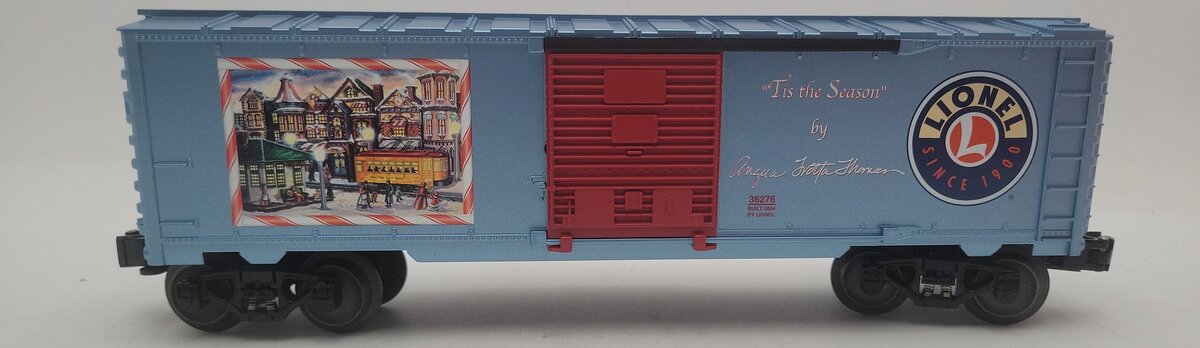 Lionel 6-36276 O Gauge Angela Trotta Thomas Tis the Season Boxcar EX/Box