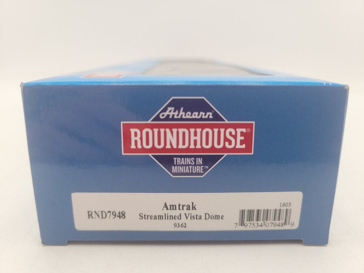 Roundhouse 7948 HO Amtrak Streamline Vista Dome #9362 EX/Box
