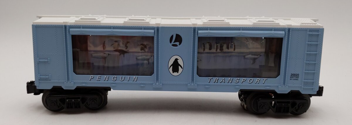 Lionel 6-26820 O Gauge Penguin Transport Lighted Aquarium Car #26820 LN/Box