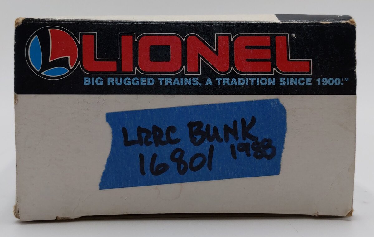 Lionel 6-16801 O Gauge LRRC 1988 Special Edition Bunk Car LN/Box