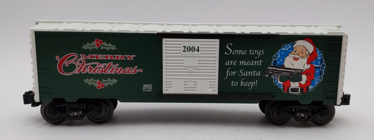Lionel 6-36275 O Gauge 2004 Christmas Boxcar LN/Box
