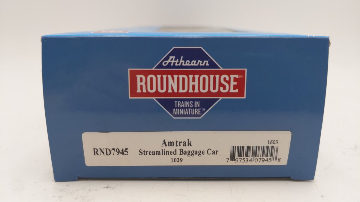 Roundhouse 7945 HO Amtrak Streamline Baggage #1029 EX/Box