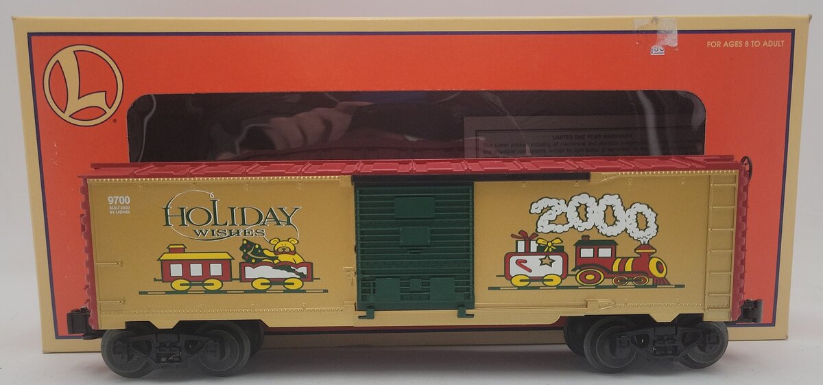 Lionel 6-26272 O Gauge 2000 Christmas Boxcar #9700 EX/Box