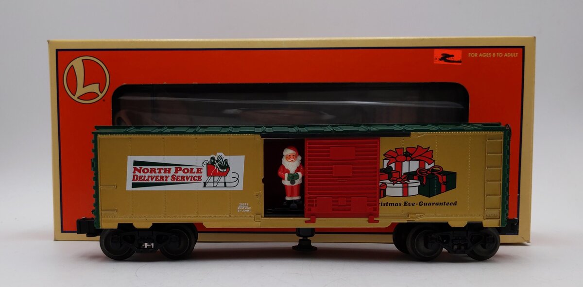 Lionel 6-26741 O Gauge Operating Santa Boxcar EX/Box