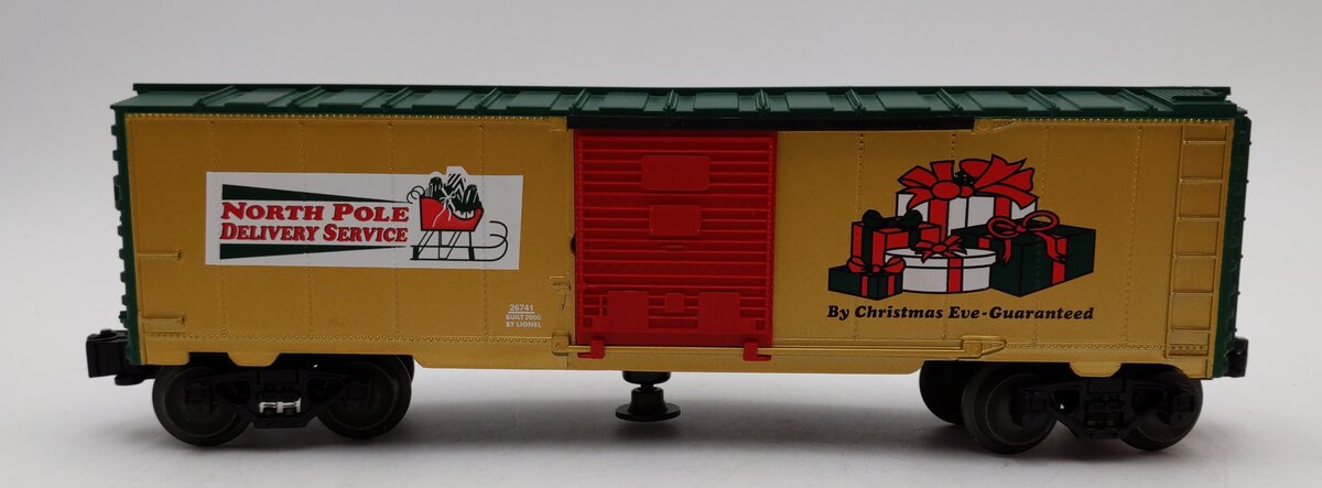 Lionel 6-26741 O Gauge Operating Santa Boxcar EX/Box