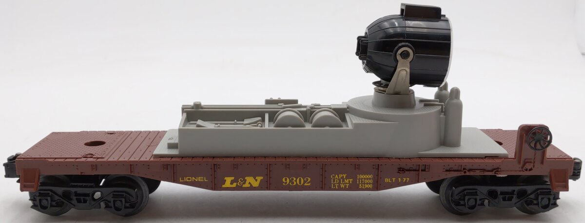 Lionel 6-9302 O Gauge Louisville & Nashville Operating Searchlight Car EX/Box