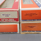 Lionel O Gauge Assorted Freight Cars 9707, 16238, 19402, 19403 [4] EX/Box