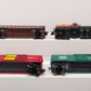 Lionel O Gauge Assorted Freight Cars 9707, 16238, 19402, 19403 [4] EX/Box
