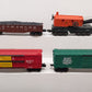 Lionel O Gauge Assorted Freight Cars 9707, 16238, 19402, 19403 [4] EX/Box