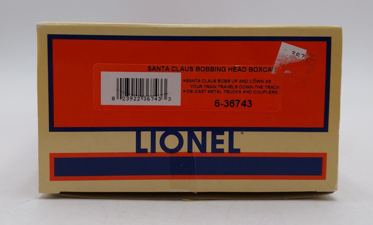 Lionel 6-36743 Bobbing Santa Operating Boxcar LN/Box