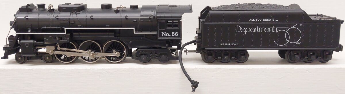 Lionel 6-52175 O Dept. 56 4-6-4 Hudson Steam Loco & Tender #56 EX/Box