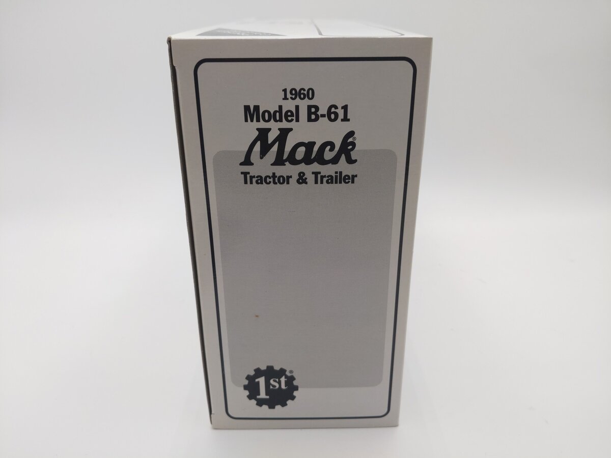 First Gear 18-1532 1:34 1960 Model B-61 Mack Tractor & Trailer EX/Box