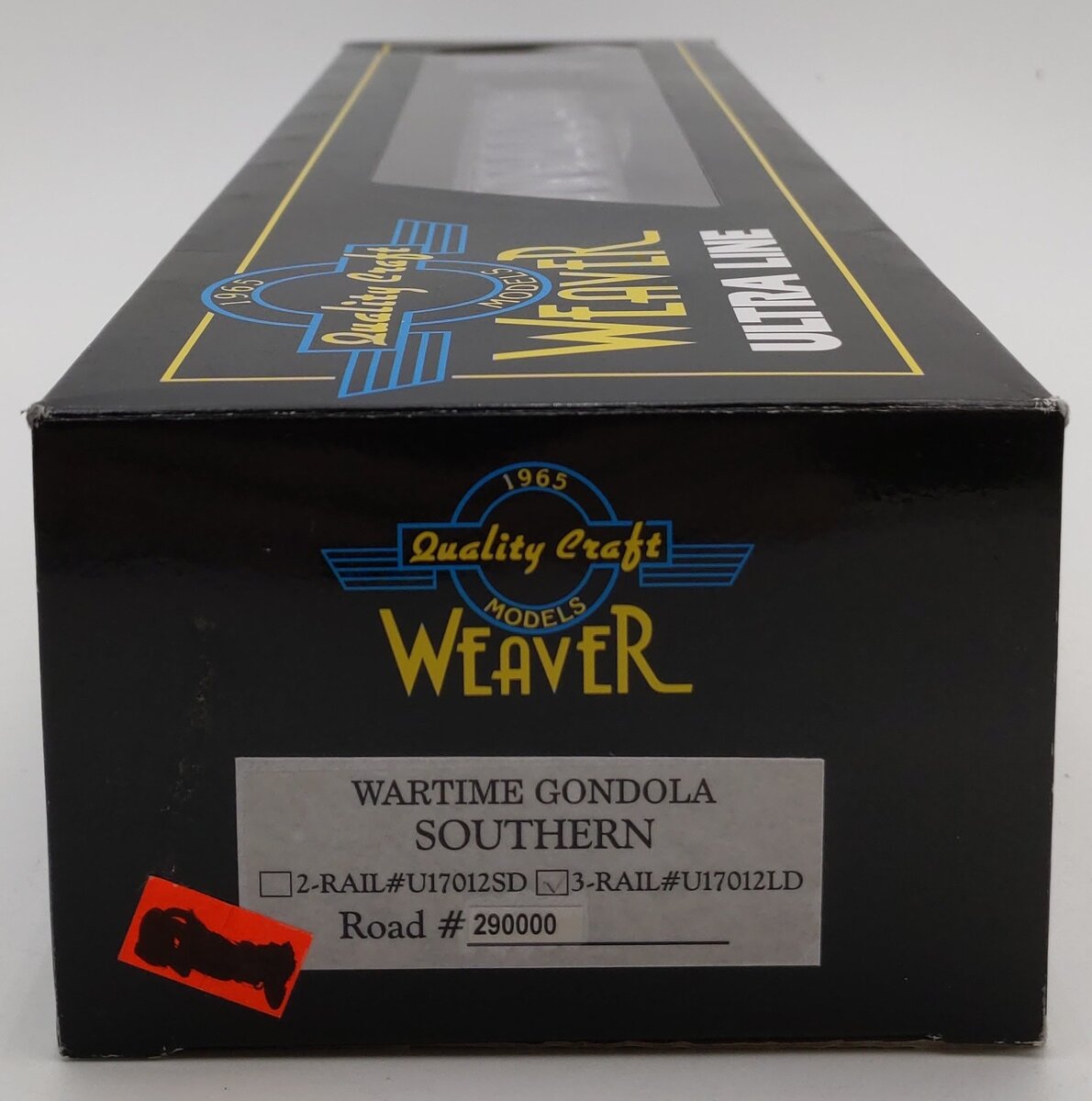 Weaver U17012LD Southern Wartime Gondola #290020 - 3 Rail LN/Box