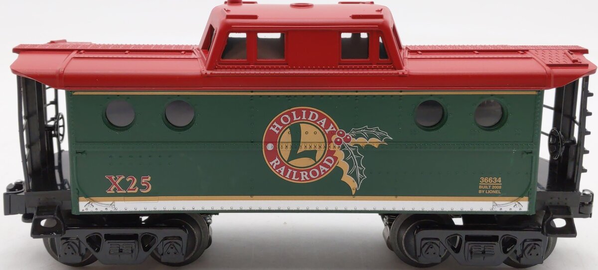 Lionel 6-36634 O Gauge Holiday Porthole Caboose EX/Box