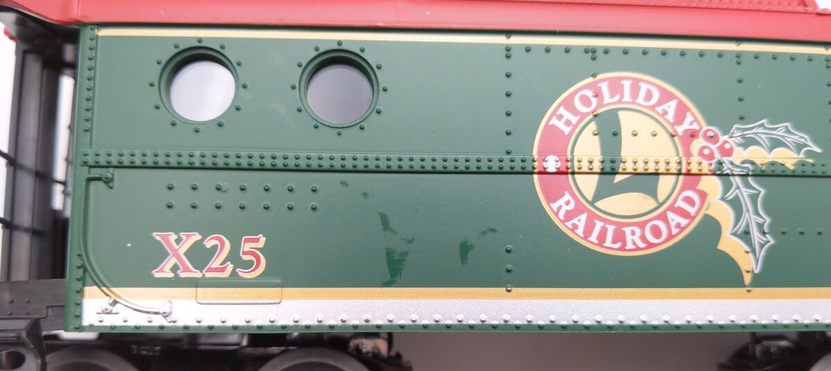 Lionel 6-36634 O Gauge Holiday Porthole Caboose EX/Box