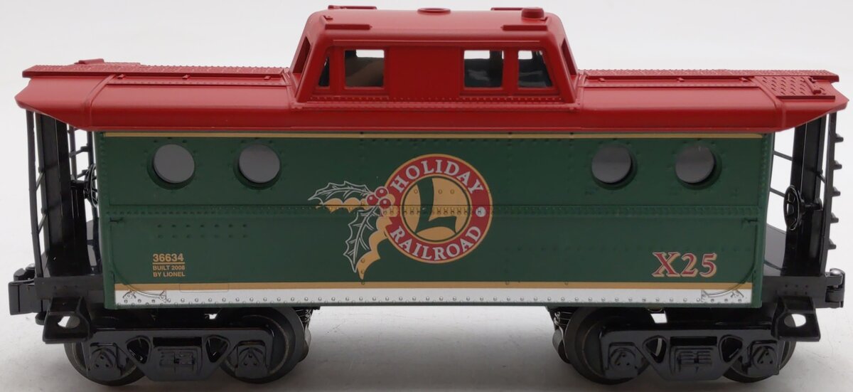 Lionel 6-36634 O Gauge Holiday Porthole Caboose EX/Box
