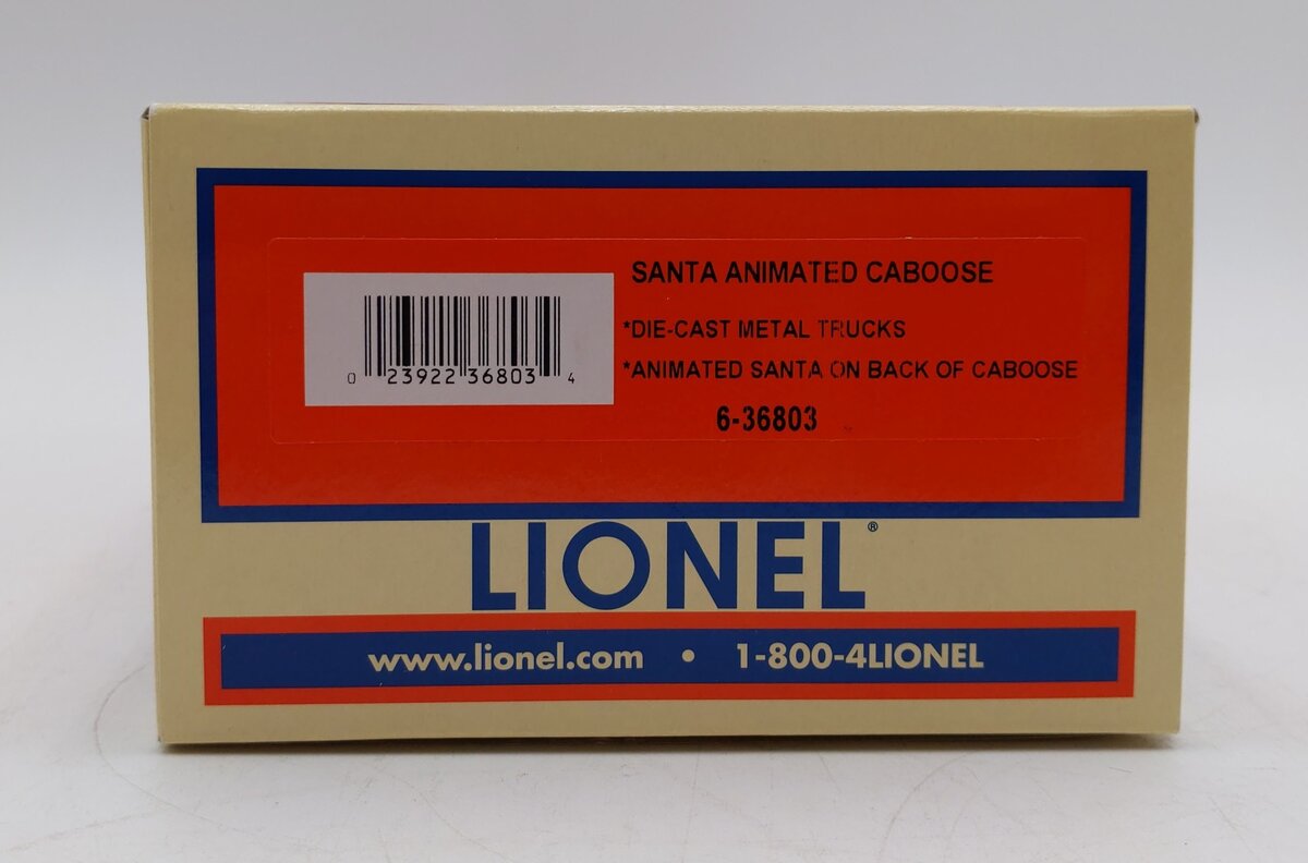 Lionel 6-36803 O Gauge Santa Animated Caboose LN/Box