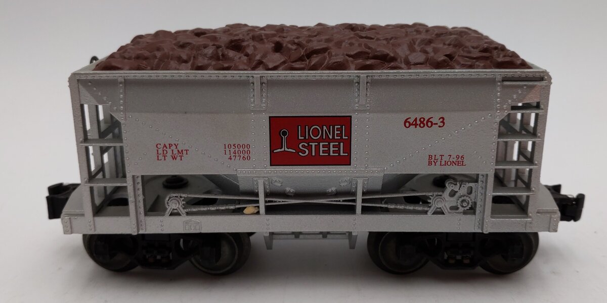 Lionel 6-51502 O Gauge 6486-3 Lionel Steel Diecast Ore Car LN/Box