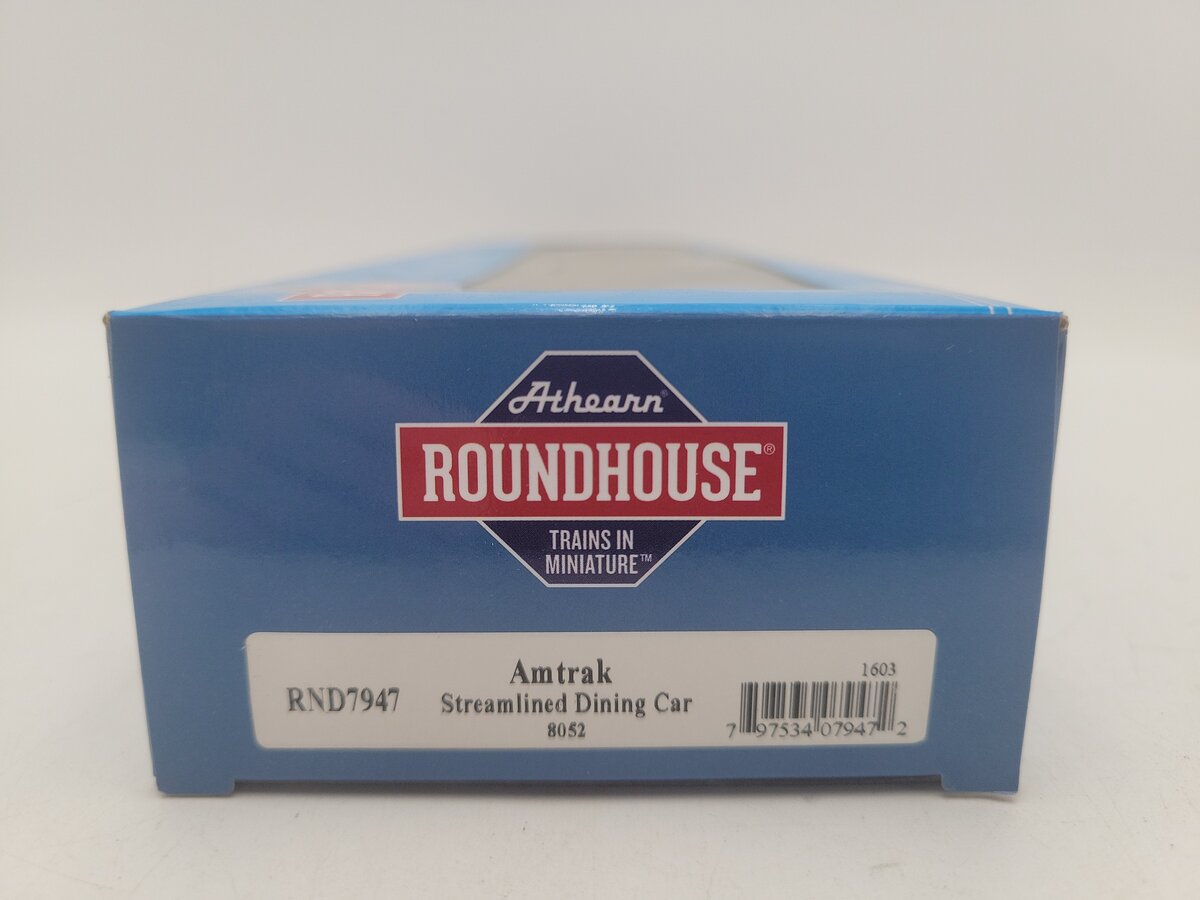 Roundhouse 7947 HO Amtrak Streamline Diner #8052 EX/Box