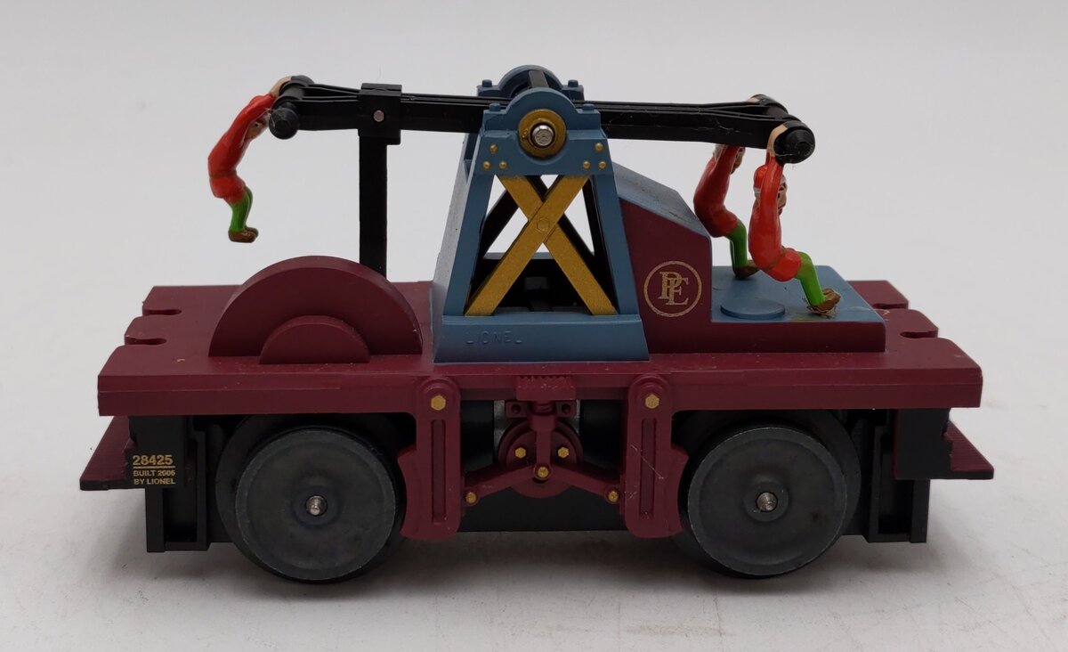 Lionel 6-28425 O Gauge Polar Express Motorized Elf Handcar EX/Box