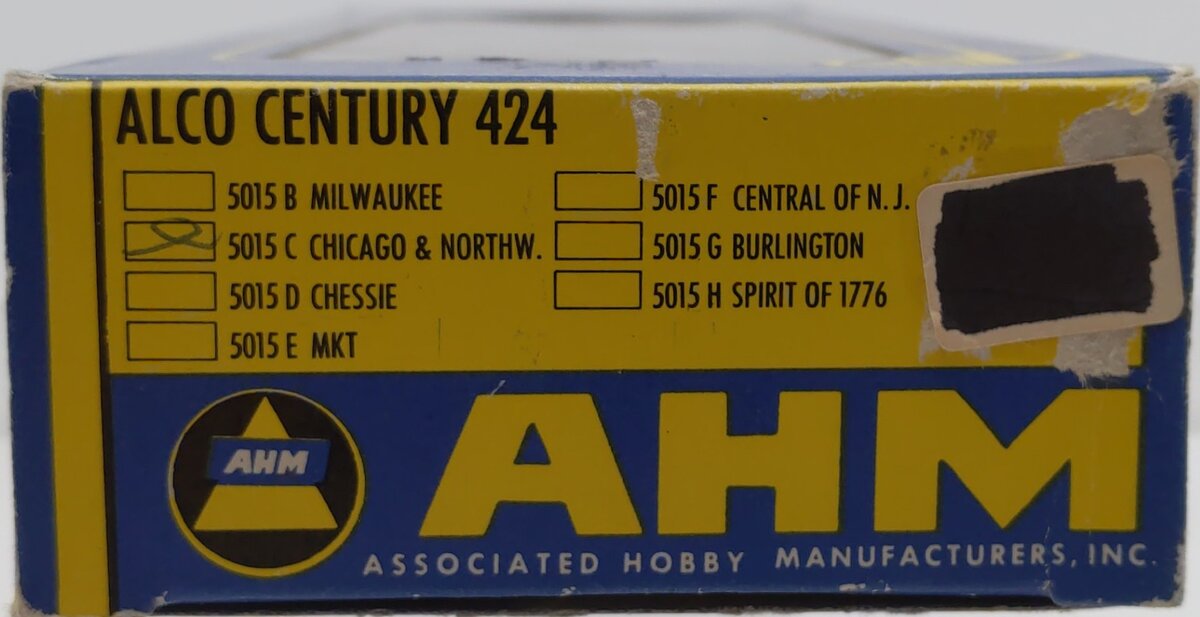 AHM 5015C HO Scale Chicago & North Western "400" Alco Century Diesel Locomotive LN/Box