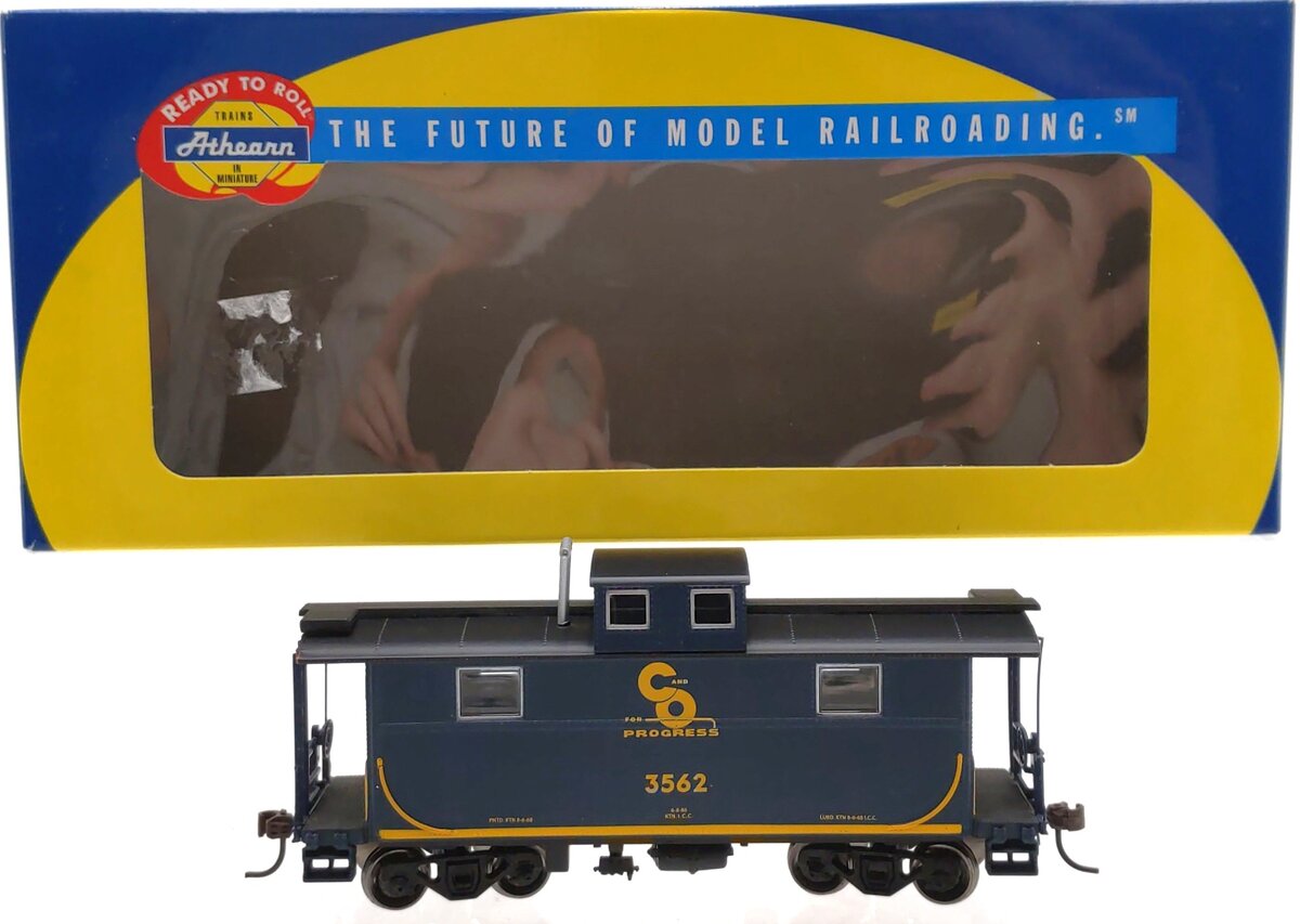 Athearn 74270 HO Scale C&O Eastern 2 Window Caboose #3562 LN/Box