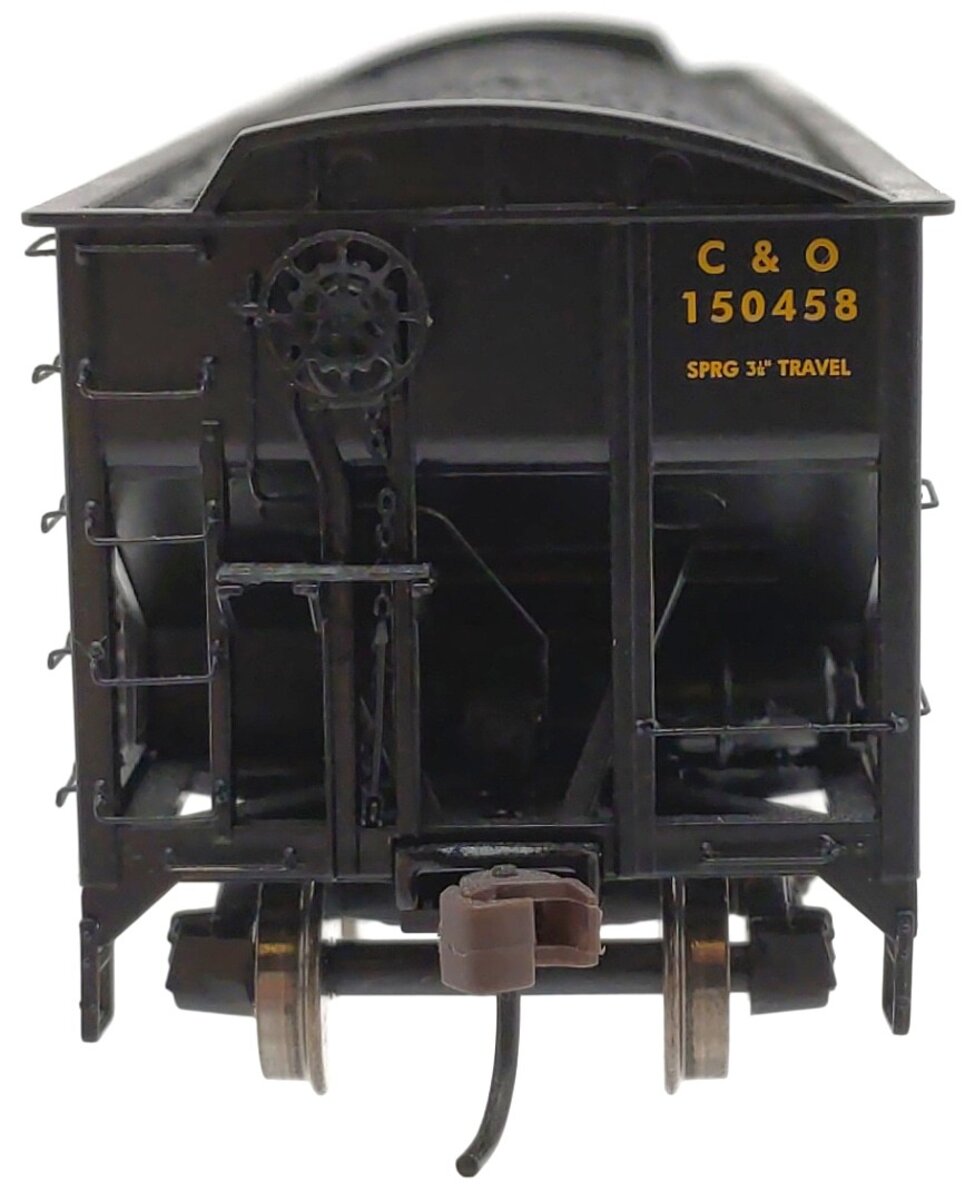 Athearn 95604 HO Scale C&O 40' 3 Bay Ribbed Hopper #150458 LN/Box