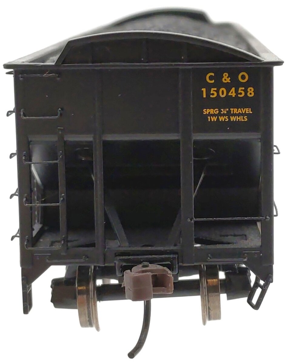 Athearn 95604 HO Scale C&O 40' 3 Bay Ribbed Hopper #150458 LN/Box