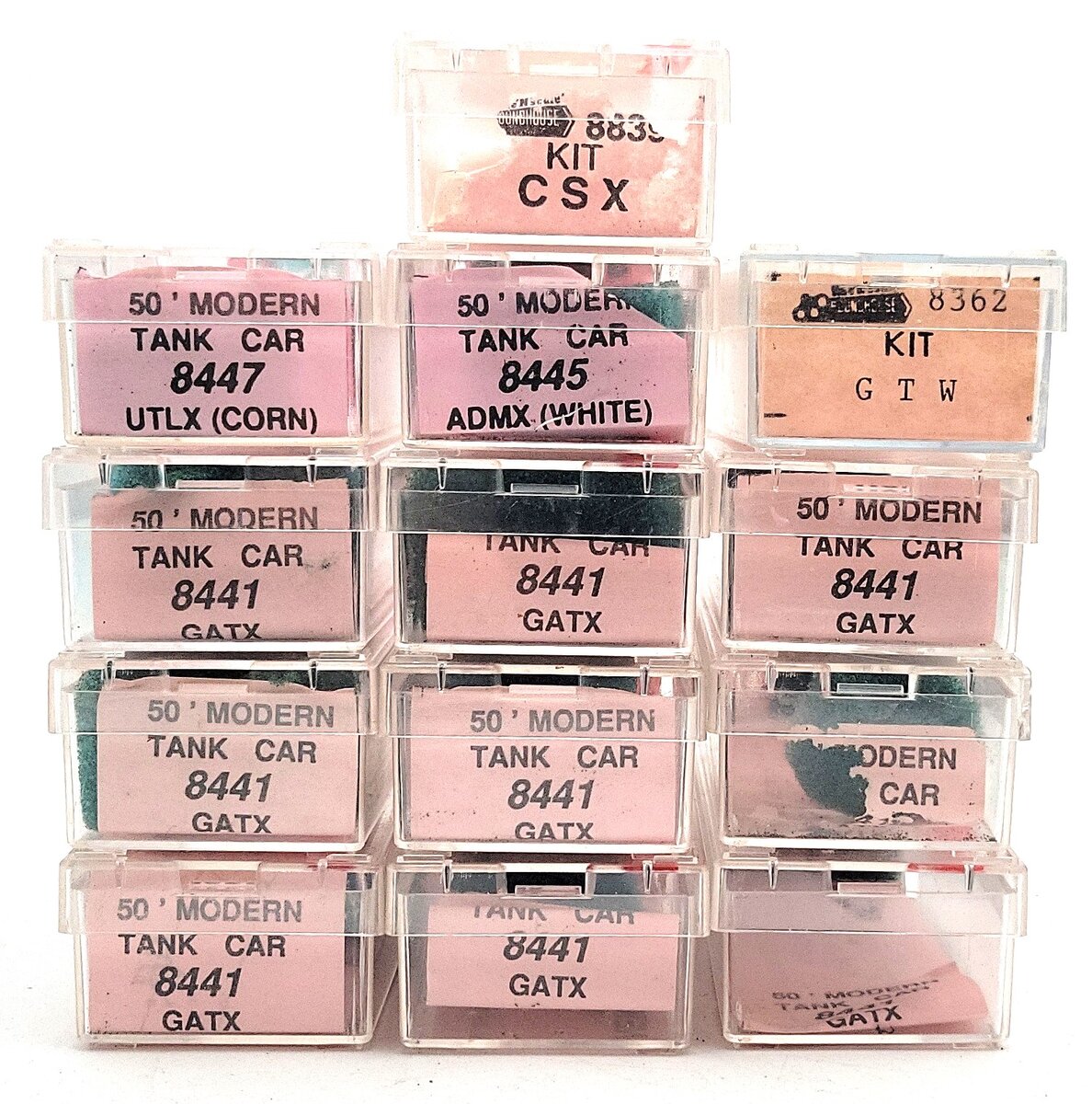 Roundhouse N Scale Assorted Freight Cars [13] EX/Box